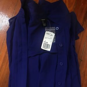 Deep purple button up.